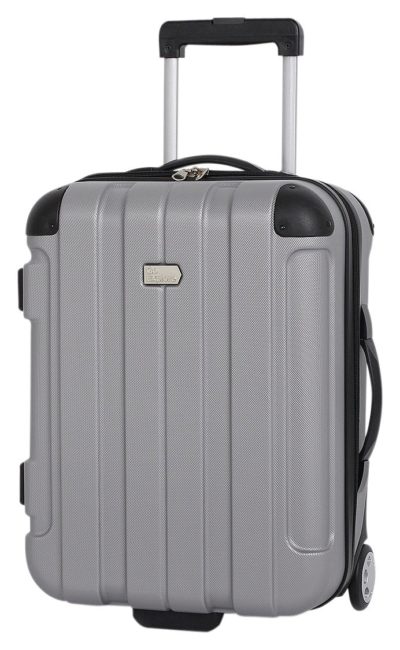 Go Explore - Hard Small 2 Wheel Case - Silver